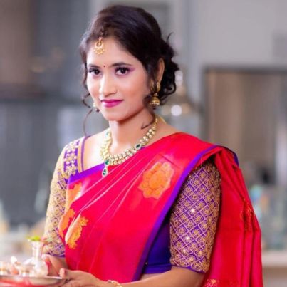 Wedding hair and makeup by Meena