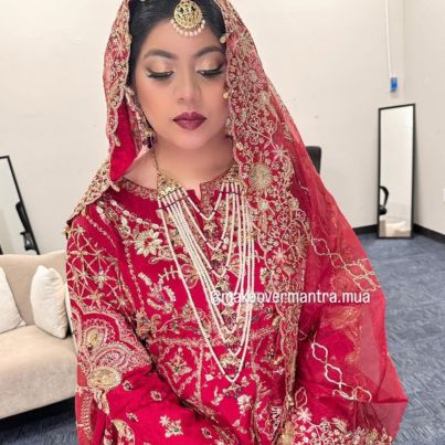 Wedding hair and makeup by Meena