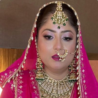 Wedding hair and makeup by Meena