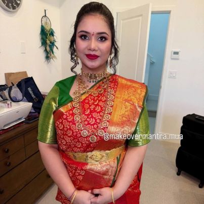 Wedding hair and makeup by Meena